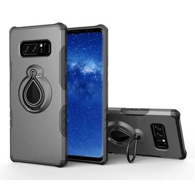 

Fivice Samsung Galaxy NOTE 9 Case TPU Water Drop Ring Stand Car Power Magnetic Drop-proof Phone Case