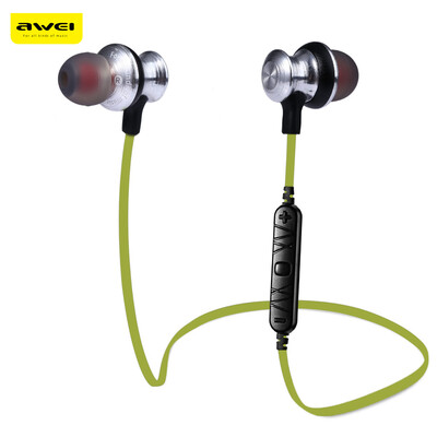 

Awei A980BL Wireless Sports Bluetooth 40 Noise Isolation Earphones with Handsfree Songs Track Function