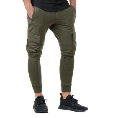 

Mens Casual Fashion Solid Color Loose Work Casual Sport Street Pants Trousers