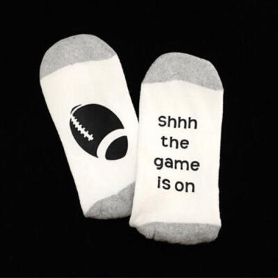 

Unisex Men Funny Sport Socks DO NOT DISTURB shhh the game is on Warm Socks