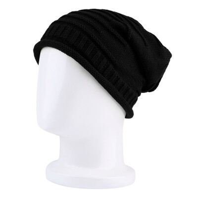 

Unisex Women Men Winter Warm Ski Knitted Crochet Baggy Beanie Hat Cap New