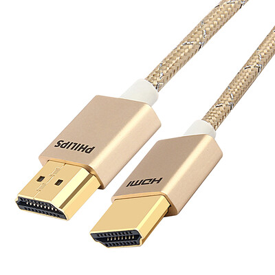 

Philips (PHILIPS) SWV7120N / 93 HDMI2.0 портативный 4K высокой четкости линии металлическая голова высокоплотная тканая тонкая линия 1,8 метра