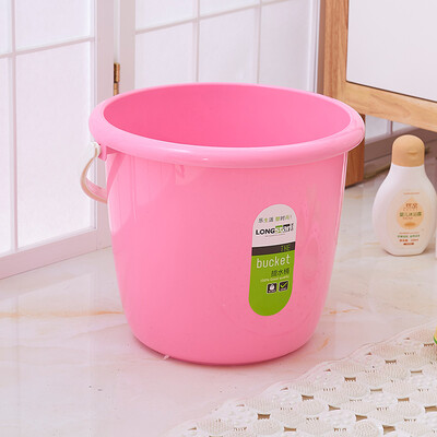 

Jingdong Supermarket Long Shida LONGSTAR thick plastic durable buckets 12L large capacity foot bath barrels of barrels LJ-0159 blue