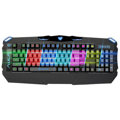 

Tarantula (AULA) Beijing soul colorful backlit professional gaming gaming keyboard wired USB keyboard