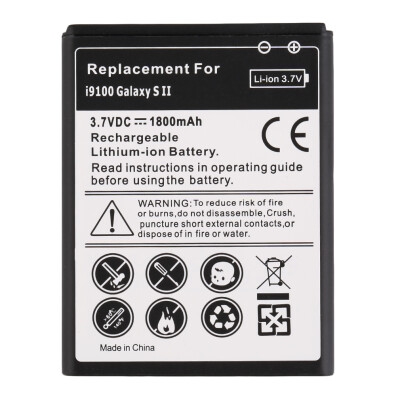 

Новый стандарт 1650mah батареи литий-ионная аккумуляторная батарея для Samsung Галактики ы i9100 модель D ⅱ
