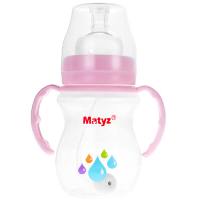 

Mei Tai Zi Matyz wide caliber PP automatic bottle baby bottle 180ML MZ-0615 pink