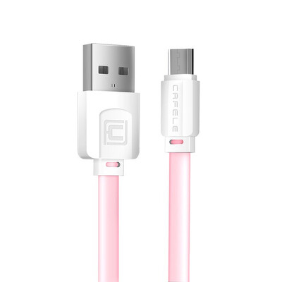 

Cafele Micro USB Cable for Redmi 4X Flat Cable USB Micro USB 50cm 120cm Super Durable TPE Fast Sync Charging Cable