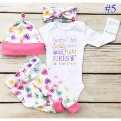 

Newborn Infant Baby Girls Summer Clothes Rompers Leggings Playsuit Jumpsuit Lot