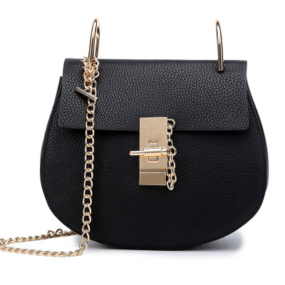 

1000 summer handbags shoulder bag chain bag Messenger bag small bag drew bag pig bag 5290 black