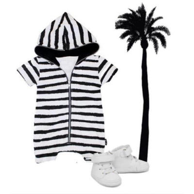 

AU Stock Newborn Baby Boys Girls Hooded Romper Bodysuit Jumpsuit Clothes Outfits