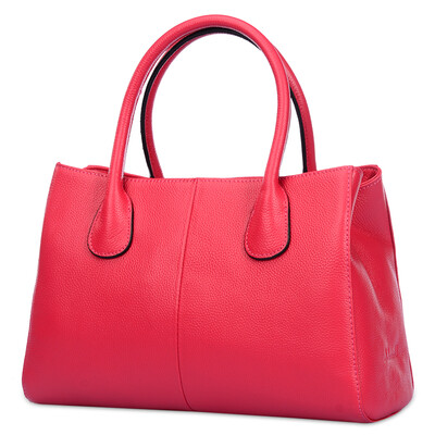 

Du Po Road (dubaolu) the first layer of leather handbags simple European and American fashion leather handbag treasure blue