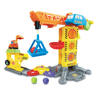 

VTech Vtech magic rail car interesting hanging tower assembled rail track car excavator boy children's toys 80-180118