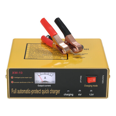 

6V12V 80AH Intelligent Automatic LED Charger Pulse Repair Type Maintainer for Lead Acid Battery&Lithium Battery 120W AC110V-2