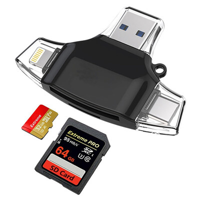 

ingelon Type C Micro SD Card Reader tipo C OTG USB C RS MMC Flash Memory For iPhone iPad Samsung MacBook Adapter Micro SD Reader