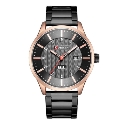 

CURREN 8316 Men Watch Quartz Brand Watch Wristwatch Calendar Time Display Stainless Steel Watch