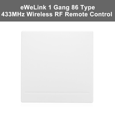 

eWeLink Push Button Wall Light Switch Remote Controller 3 Gang 86 Type ONOff Switch Panel 433MHz Wireless RF Remote Control Trans