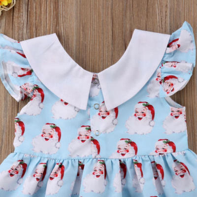 

Flower New Princess Baby Dress Clothing Floral Printed Sleeveless Skirt Clothes