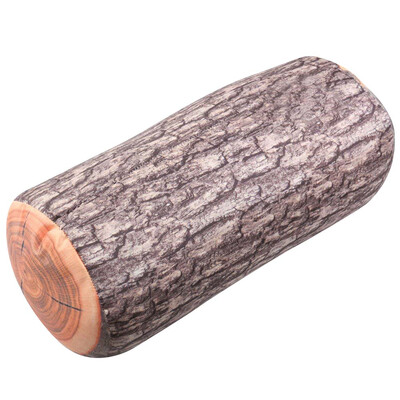 

UpperX Log cushion Gentle touch Sofa room Car log house Wood grain stump pillow Pillow Fun interior