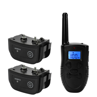 

Retractable Waterproof Electric Shock Vibration Dog Trainer Remote Control Fit All Size Dogs Bark Stop Collar LCD Display Petraine