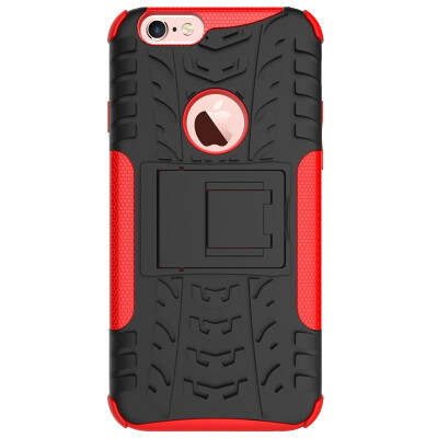 

Fivice iPhone 66S Case TPU anti-fall tire pattern back clip bracket phone case