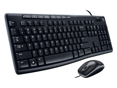 

Logitech Media Combo MK200 Full-Size Keyboard&High-Definition Optical Mouse