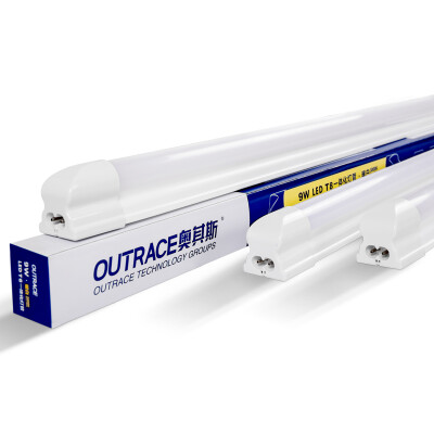 

Jingdong Supermarket] Odysi (OUTRACE) led T8 integrated 0.6 m lamp 9W white light stent set energy saving fluorescent tube