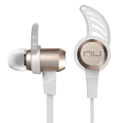 

NuForce BE6i Bluetooth Headset In-ear Wireless Light Sports Headphones HiFi Soundproof Waterproof Running Headphones Gold