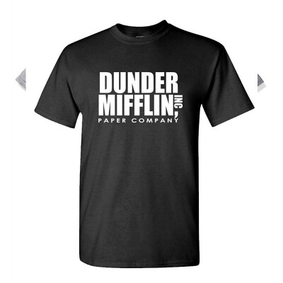 

Dunder Mifflin - Office Paper Company - Mens Cotton T-Shirt Black