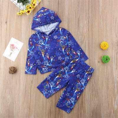 

Christmas Toddler Newborn Baby Girl Hooded Tops HoodiePants Outfits Clothes