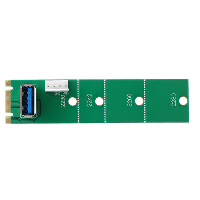 

NGFF M2 to USB 30 Adapter Card Converter Driver-free with Power Cable for Desktop