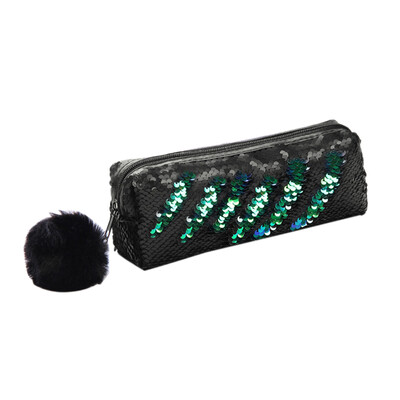 

Fashion Women Cosmetic Pouch Reversible Double Colors Glitter Sequins Zipper Storage Bag Makeup Bags Organizer Handbag Coin Purse