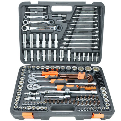 

Huafeng Jarrow HF-81086A 86 Pieces Auto Repair Tool Set 125 63mm Series Ratchet Wrench Sleeve Set Steam Boot Set Machine Repair Set Car Kit