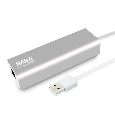 

Haile HU-301Y USB2.0 кабель 100M сетевая карта USB для RJ45 кабель интерфейс Apple Mac Pro ноутбук внешний сетевой конвертер карт серебристый