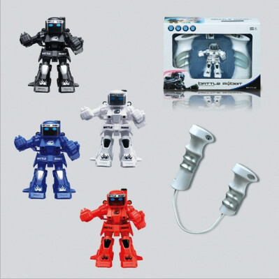 

Elegance parent-child toy mini combat RC robot, remote control robot with 2.4 G controller great fun play with friends family