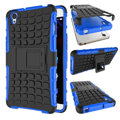 

Fivice One Plus X Case TPU anti-fall tire pattern back clip bracket phone case