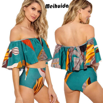 

Padded Bra Bikini Set Swimsuit Women Bandage Push-up Triangle Swimwear Bathing