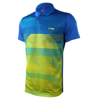 

Li Ning LI-NING Badminton Sportswear Men&39s Style T-shirt short-sleeved breathable moisture XL code