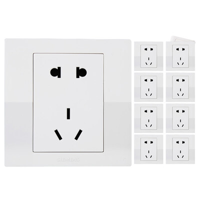 

Jingdong Supermarket Siemens SIEMENS 5UB80143NC01 10 switch socket Yue move 10A five hole socket 10 only elegant white