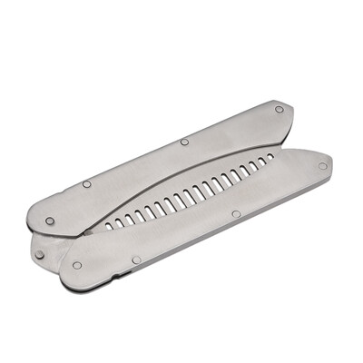 

Portable Mens Beard Comb Stainless Steel Male Mustache Shaving Brush Pocket Comb Facial Hair Brush