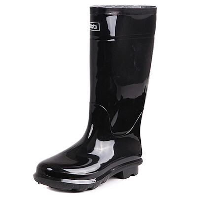

Pull back rain boots men&39s high tube waterproof anti-skid shoes shoes outdoor boots sets of shoes HXL818 black high tube 41 yards
