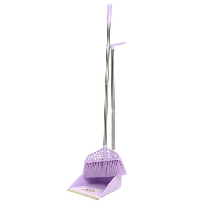

【Jingdong Supermarket】 Shun Mei Purple Flower Flower Stainless Steel Bar Sweater Dustpan Set SM-5818A Yellow