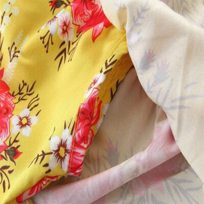 

CANIS Newborn Kids Cute Baby Girls Sling Floral TopsShorts Outfits Clothes