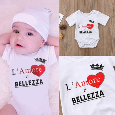 

Newborn Infant Baby Girls Boy Cotton Bodysuit Romper Jumpsuit Clothes Outfits