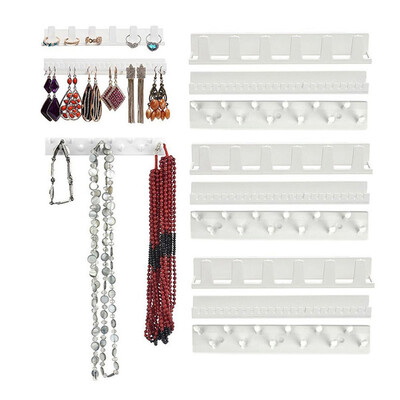 

3pcs Wall Mount Ring Bracelet Necklace Hanger Jewelry Organizer