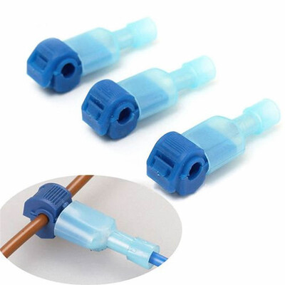 

50Pcs Electrical Cable Connectors Snap Quick Splice Lock Wire Terminals Crimp