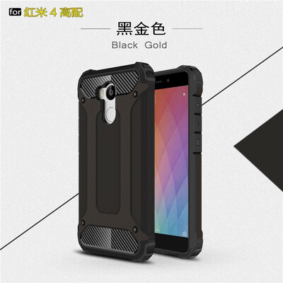 

Fivice Xiaomi Redmi 4 Pro case Luxury Silicone Diamond Armor PC Hard Shell Phone Case