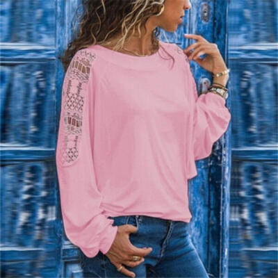 

Womens Fashion Long Sleeve Top Blouse Shirt Ladies Casual Summer Tops Size 6-18