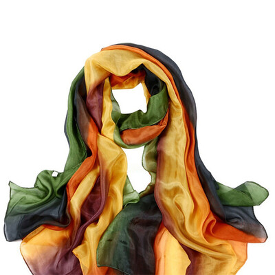 

Jingdong Supermarket Meng Si Ke MSEK Women&39s scarves silk silk gradually changing color series foreign spinning scarves scarves shawls WSJ141689 158 powder