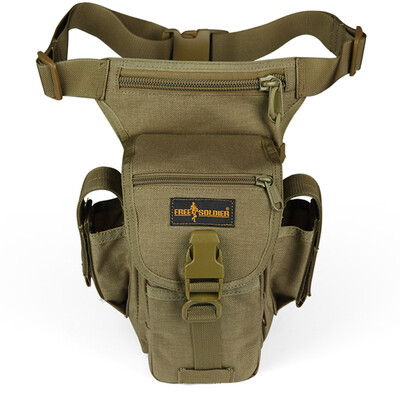 

FREE SOLDIER outdoor 1000D Nylon tactical Waist Packl men's travel ride sports waist leg bag,support for