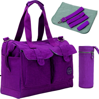 

aardman multi-function mummy bag can be deformed mother package pregnant women to be produced package shoulder shoulder bag oblique bag HY-1409 purple